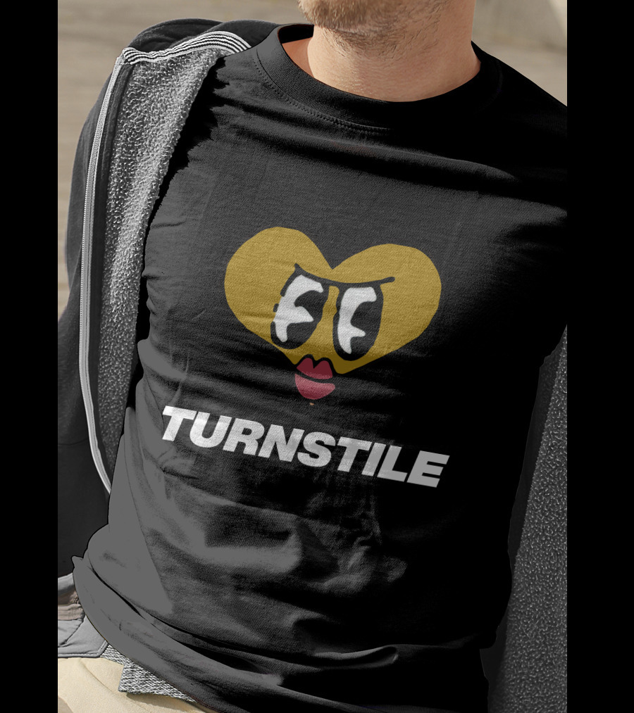 Turnstile Band Merch Heart Eyes T-Shirt