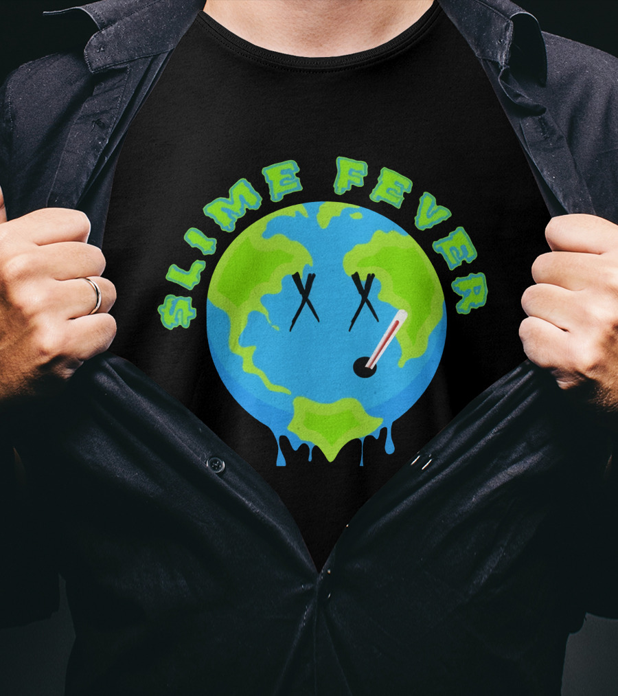 Slime Fever Earth Face Thermometer Design YNW Melly Merch Store T-Shirt
