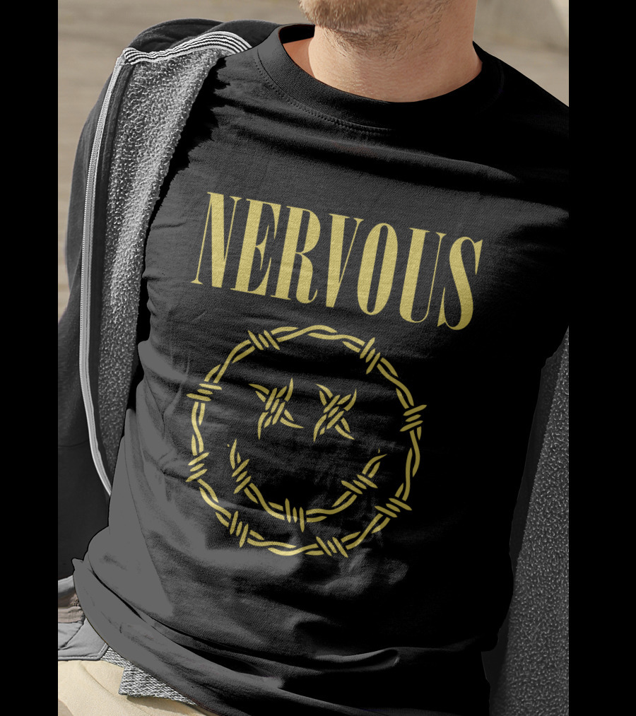 Nervous While She Sleeps Barbed Wire Merch T-Shirt