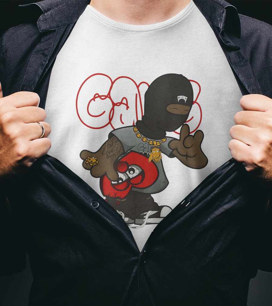 Glo Gang Character With Tattoo And Sneaker T-Shirt