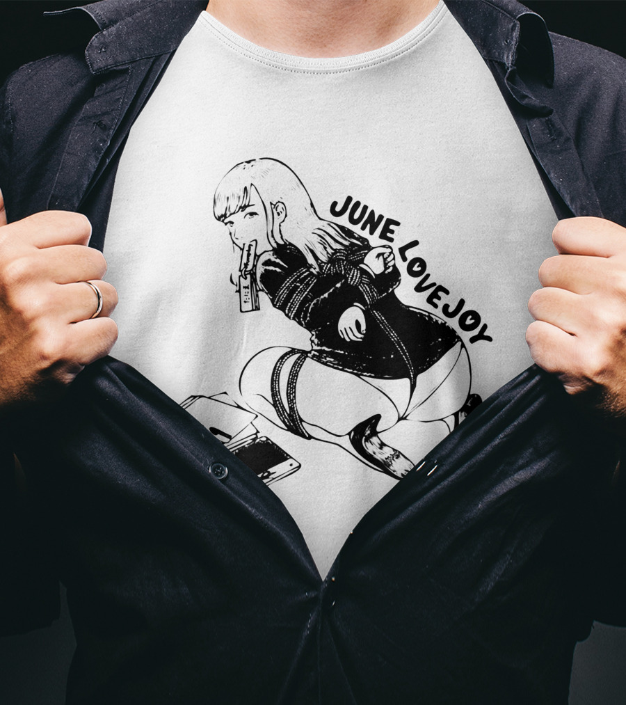 June Lovejoy Ropeplay Merch Comic T-Shirt