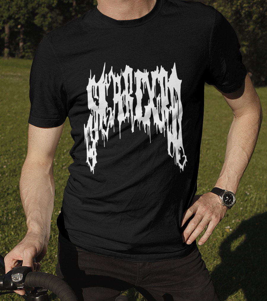 Scarlxrd Merch Metal Iconic Dripping Font T-Shirt