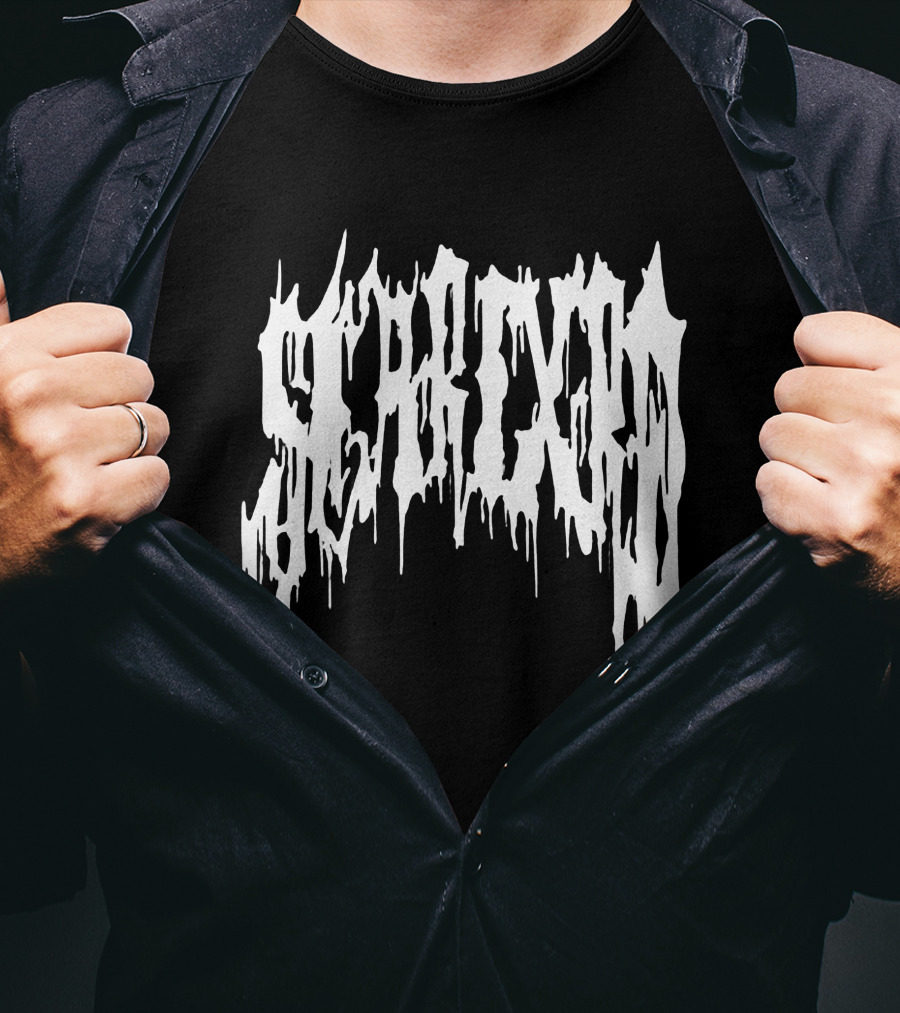 Scarlxrd Merch Metal Iconic Dripping Font T-Shirt