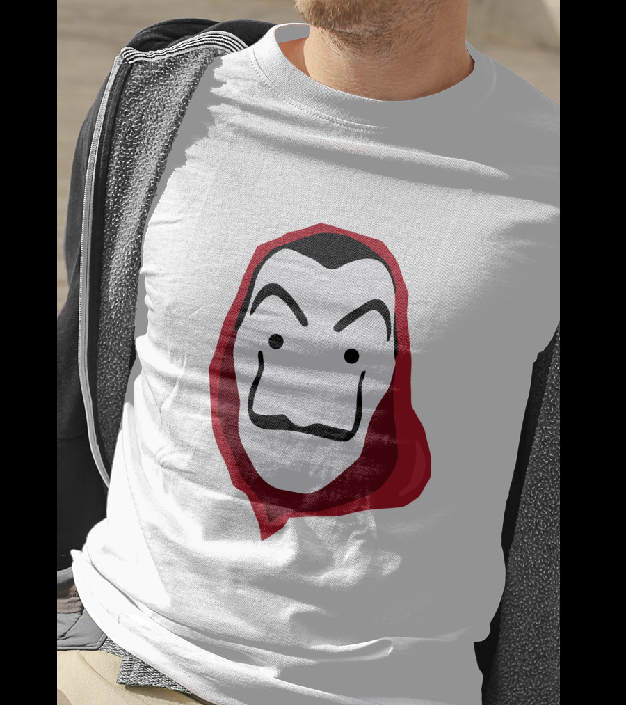 La Casa De Papel Money Heist Salvador Dalí Mask Red T-Shirt
