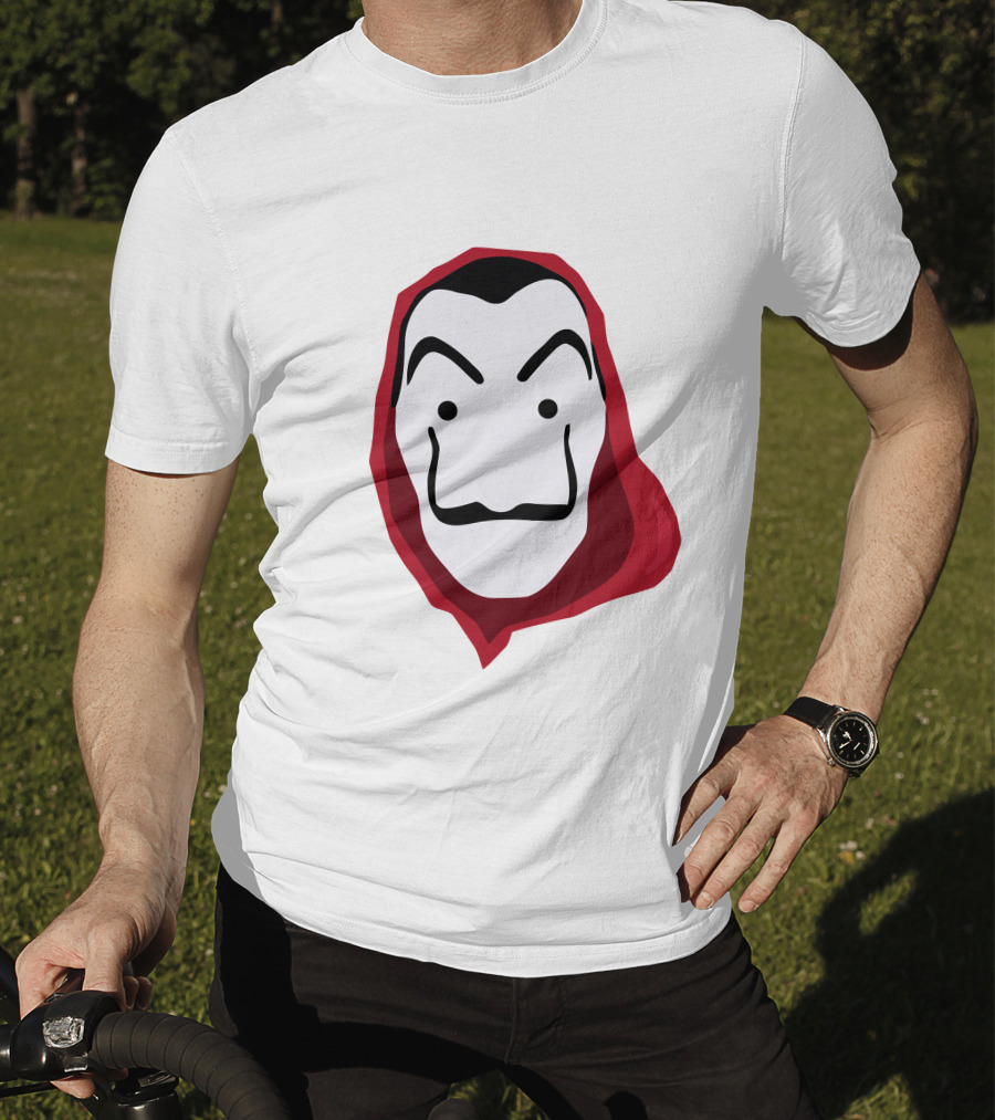 La Casa De Papel Money Heist Salvador Dalí Mask Red T-Shirt