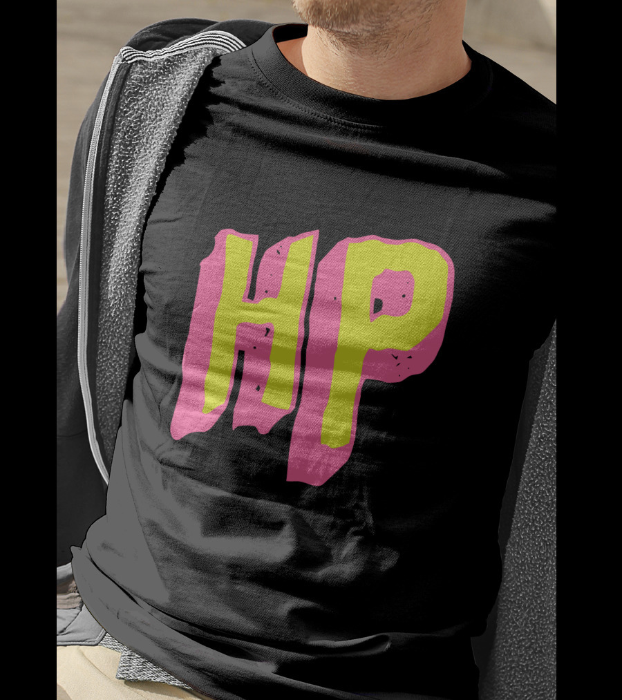 HP Text Pink And Yellow T-Shirt