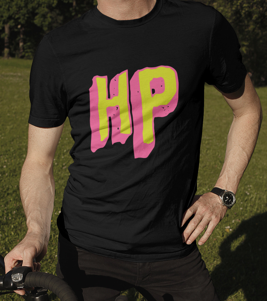 HP Text Pink And Yellow T-Shirt