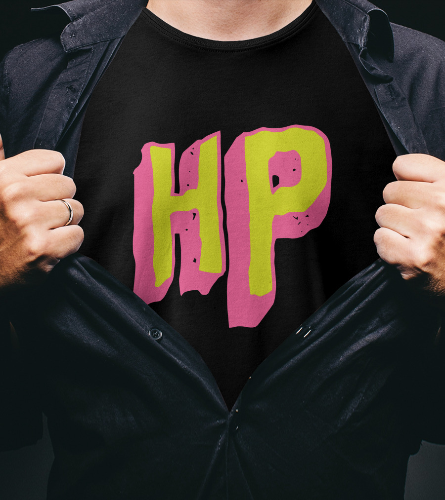 HP Text Pink And Yellow T-Shirt