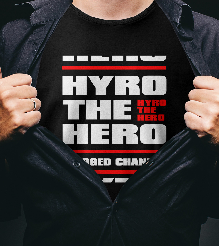 Hyro The Hero Flagged Channel Stacked KingsRoadMerch T-Shirt