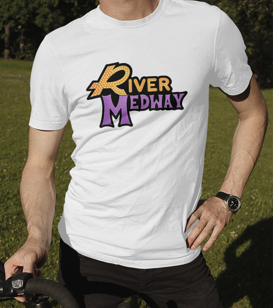 River Medway Merch Shop Bold Lettering T-Shirt