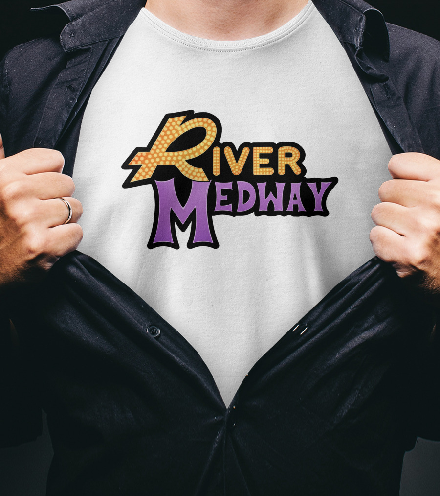 River Medway Merch Shop Bold Lettering T-Shirt