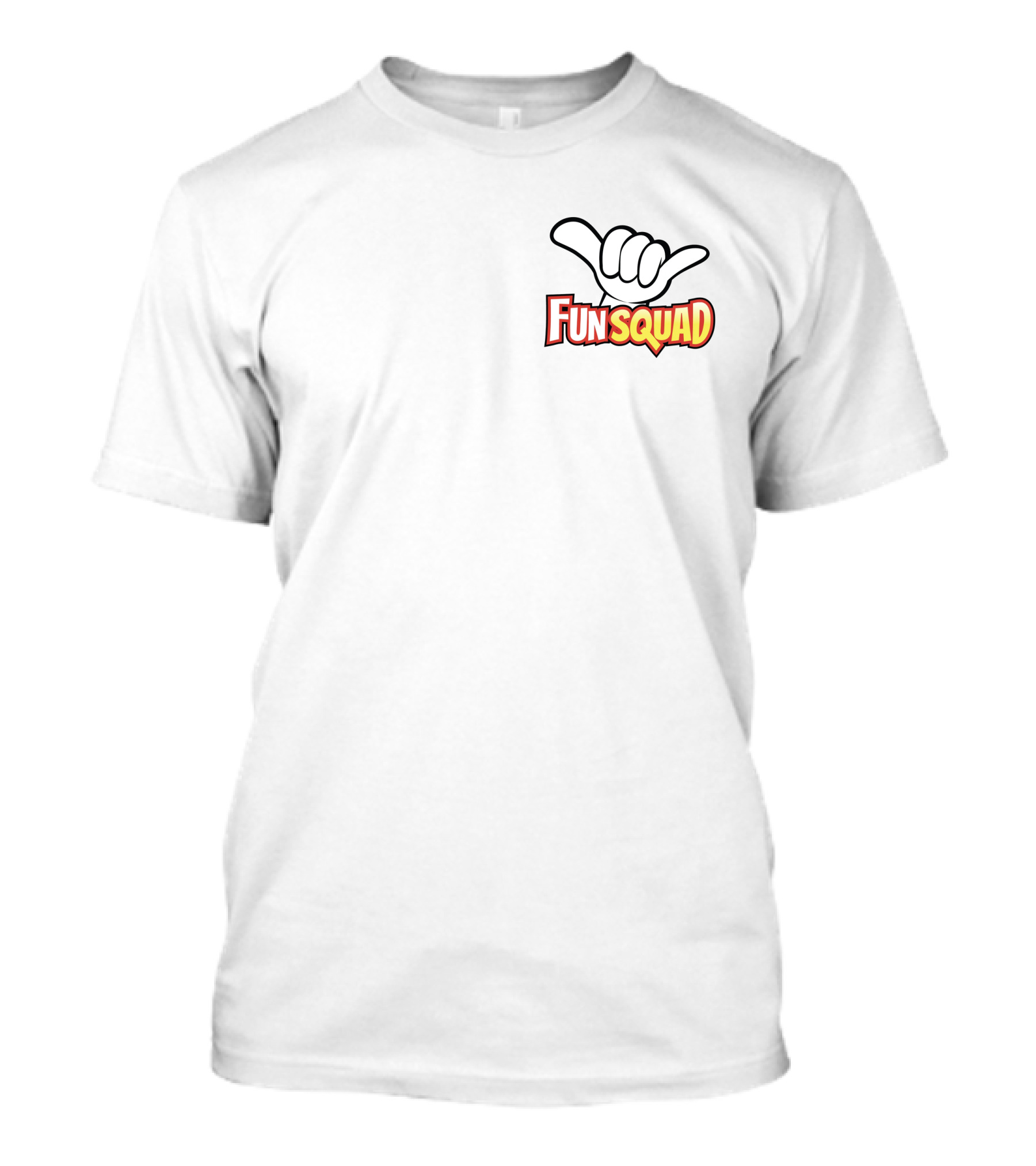 Fun Squad Shaka Hand Gesture Logo Merch T-Shirt
