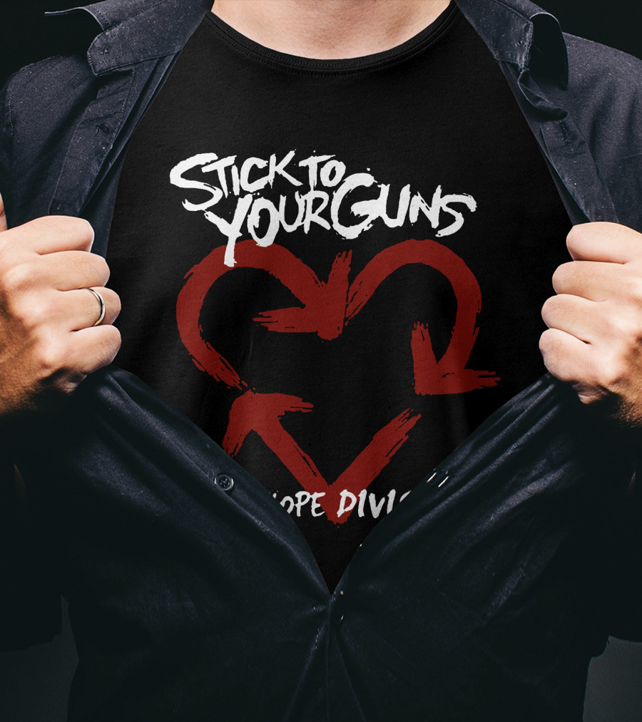 Stick To Your Guns The Hope Division Heart Arrow T-Shirt