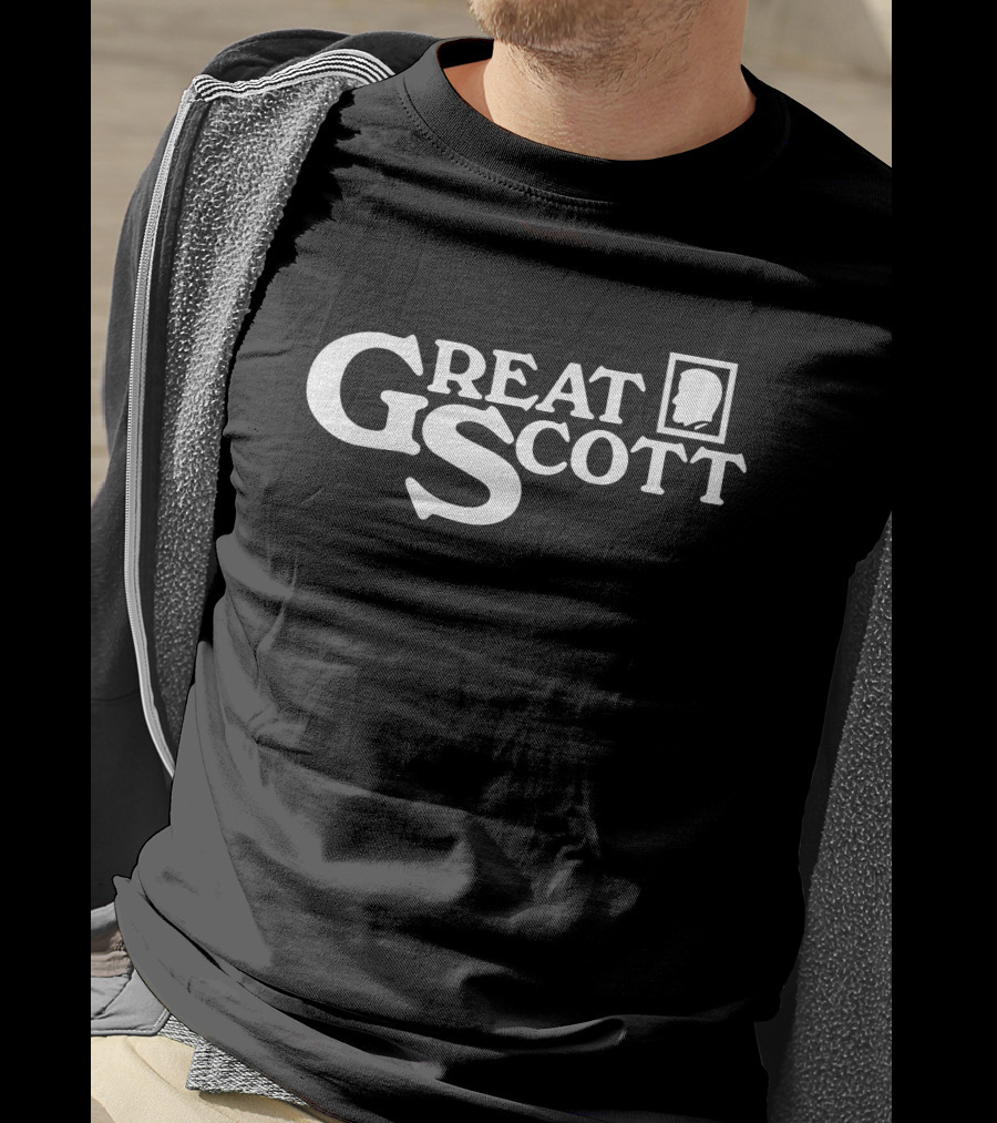 Great Scott Merch Great Scott Silhouette Logo Style GreatScottROCK T-Shirt