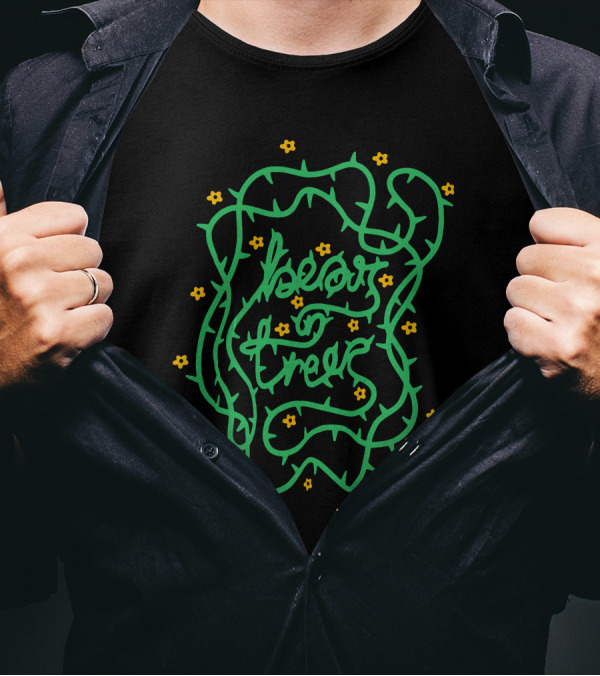 Shop Bears In Trees Merch Store Ivy Design Bears In Trees Are Smiling Back T-Shirt