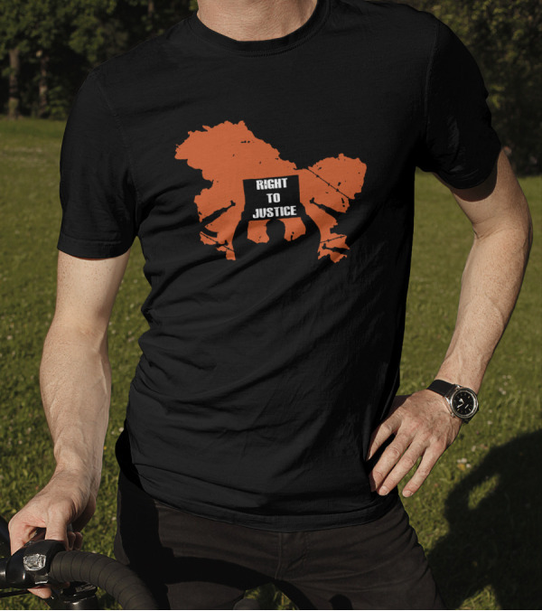 Genocide The Kashmir Files Right To Justice Map Protest Akshay Dhanak T-Shirt