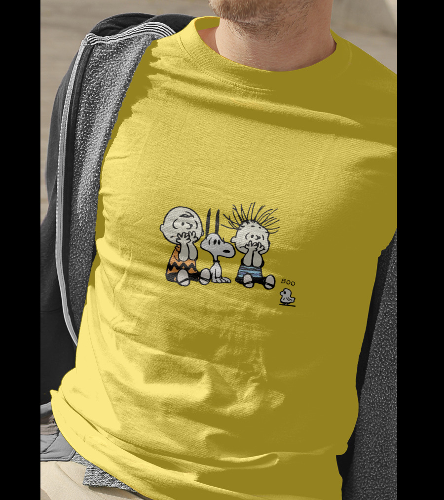 Snoopy Boo Peanuts Charlie Brown Woodstock Collection T-Shirt