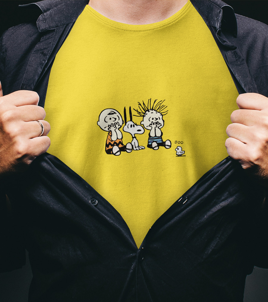 Snoopy Boo Peanuts Charlie Brown Woodstock Collection T-Shirt