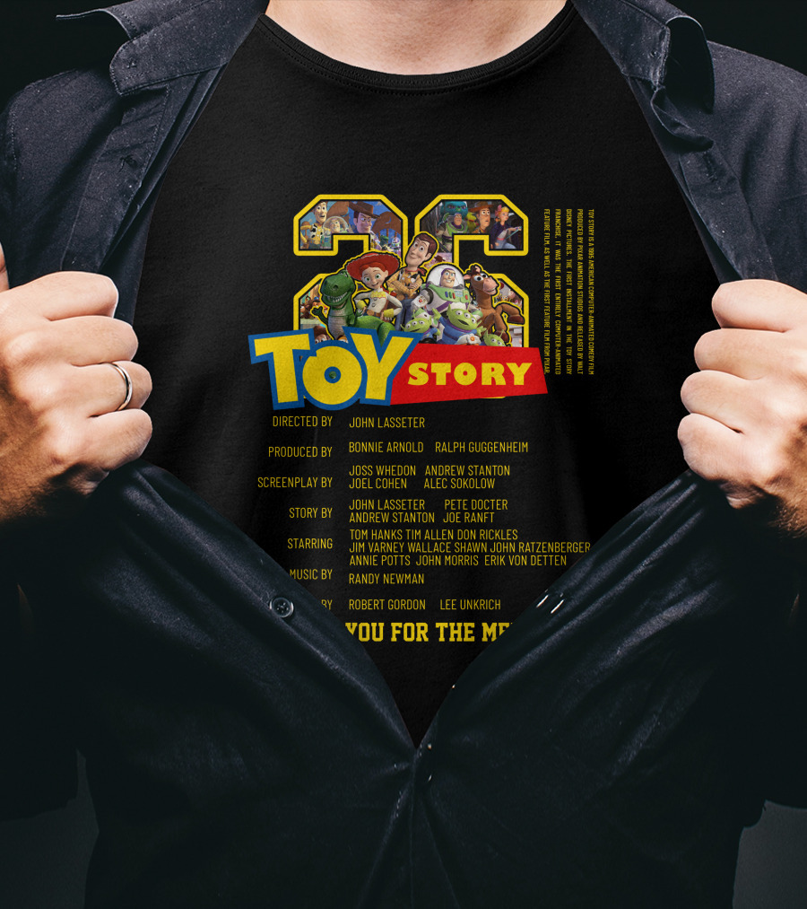 TOY STORY 28 Thank You For The Memories Directors Cast Iconic Characters T-Shirt