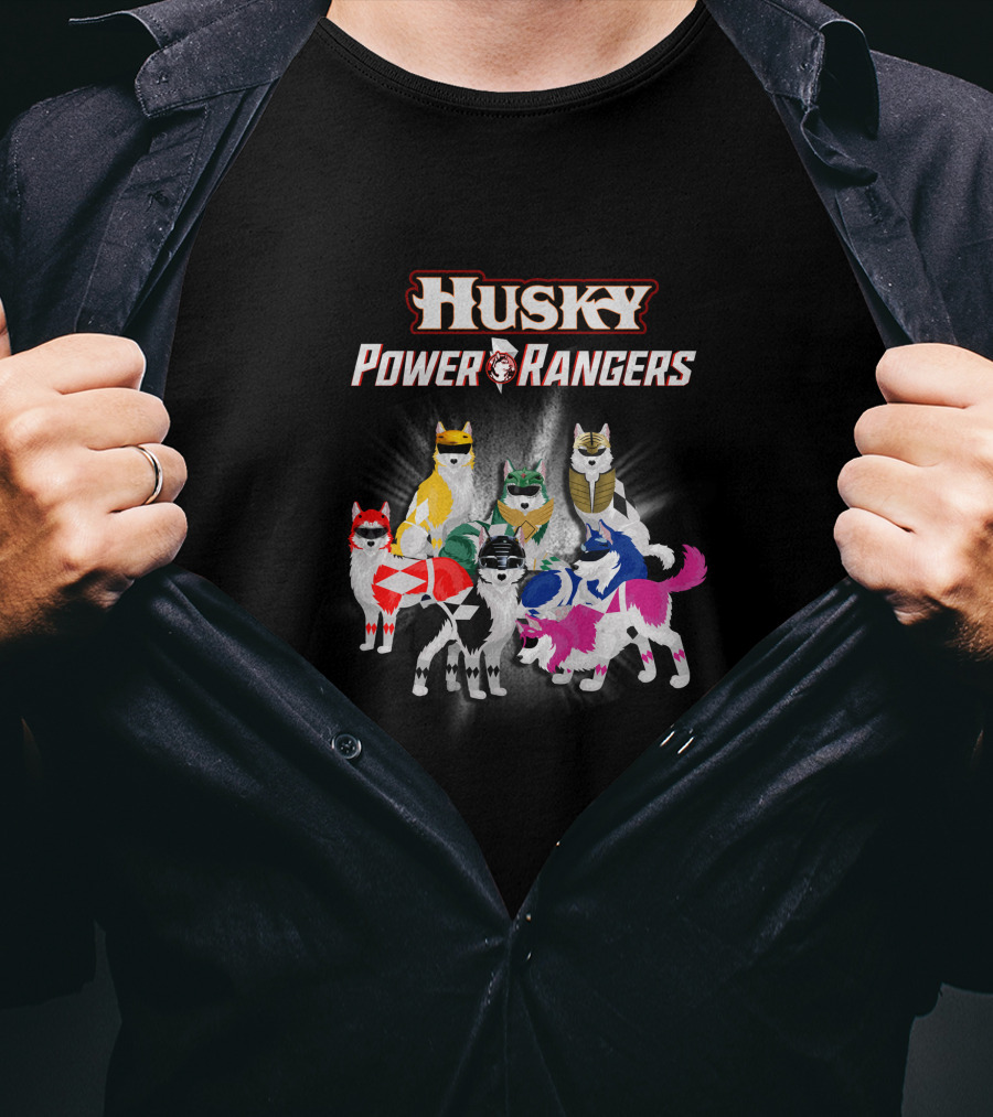 Husky Power Rangers Costume Team T-Shirt