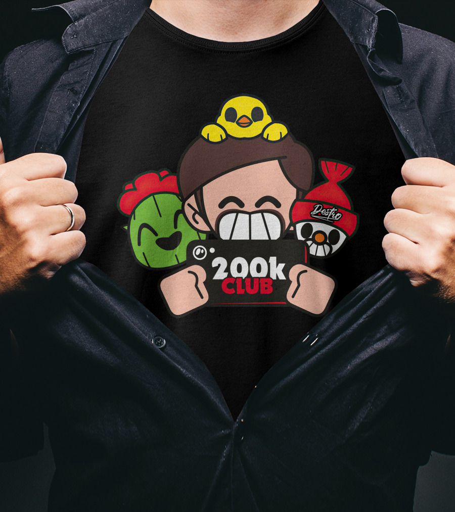 Jakub Destro Merch 200k Club T-Shirt