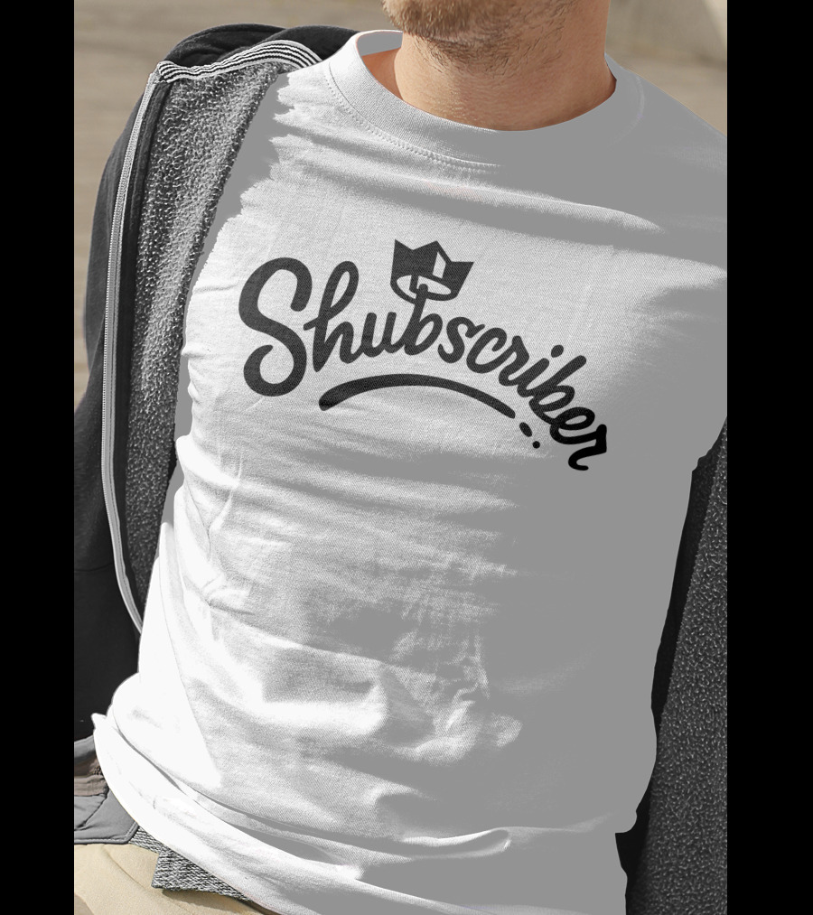 Shubscriber Crown Logo Design Shubble Merch T-Shirt