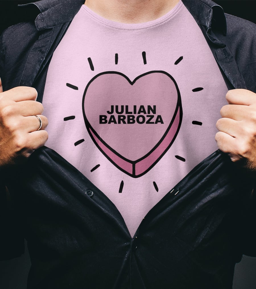 JULIAN BARBOZA HEART T-Shirt