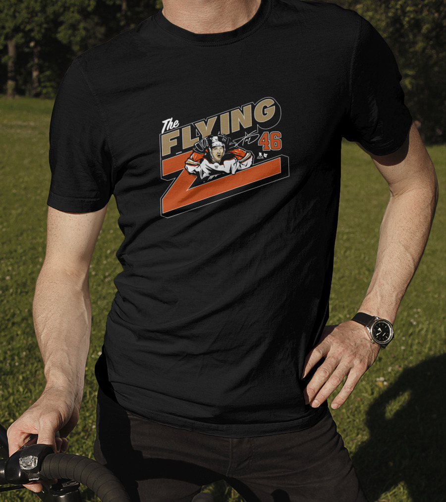 The Flying Z Trevor Zegras 46 Hockey Player T-Shirt