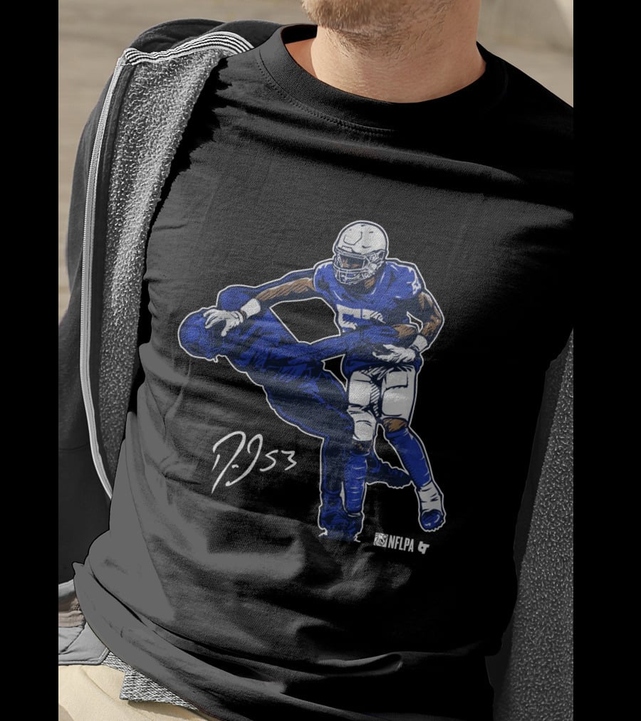 Darius Leonard NFLPA Stiff Arm 53 Sports T-Shirt