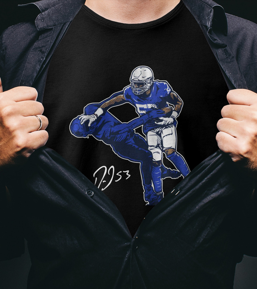 Darius Leonard NFLPA Stiff Arm 53 Sports T-Shirt
