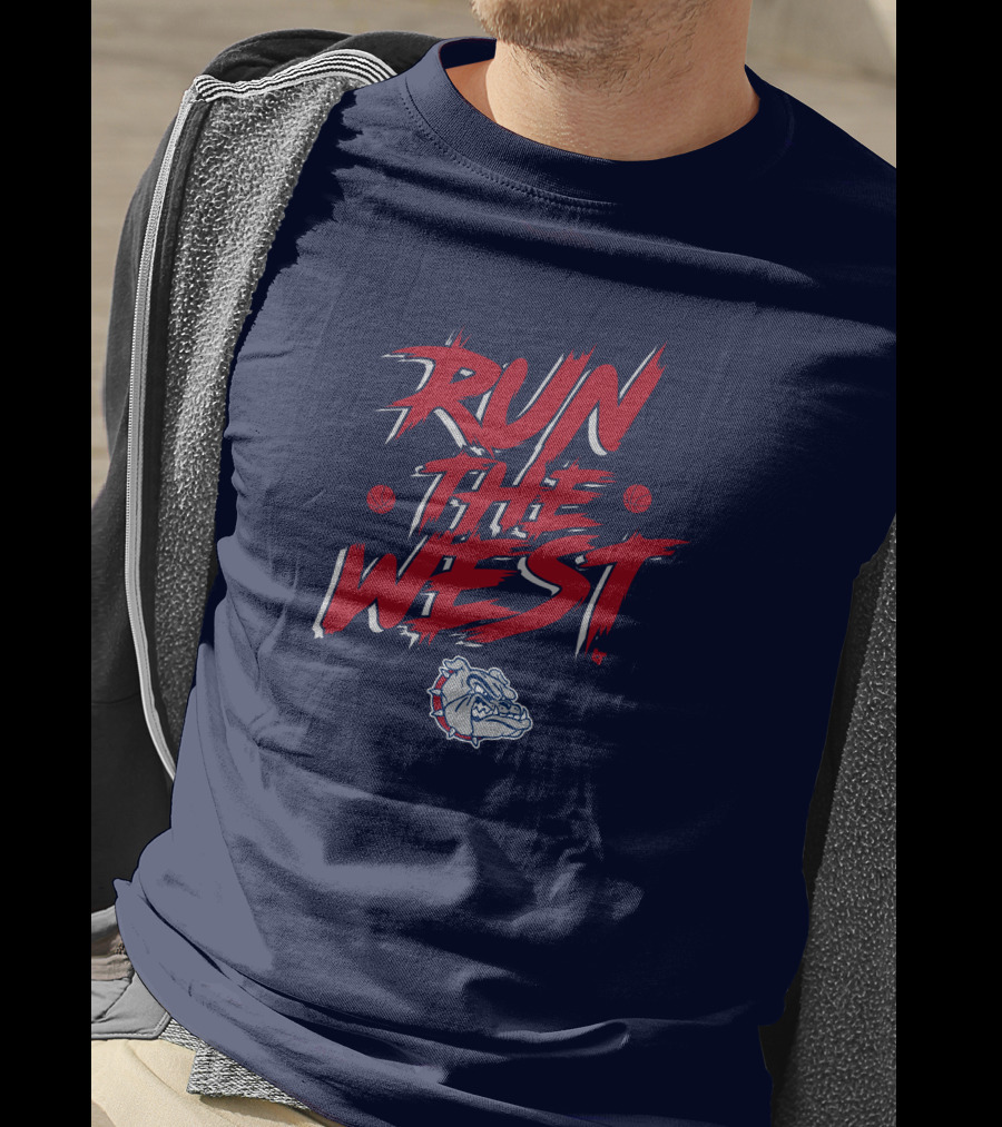 Gonzaga Run The West Bulldogs Basketball T-Shirt