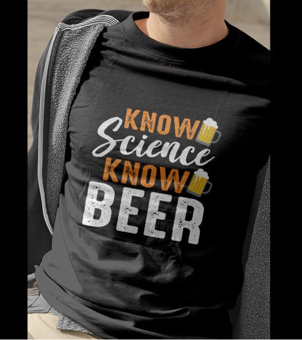 KNOW Science Know Beer Beer Mug Icons T-Shirt