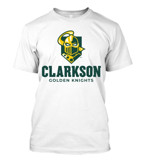 Clarkson Golden Knights Logo Knight Helmet T-Shirt