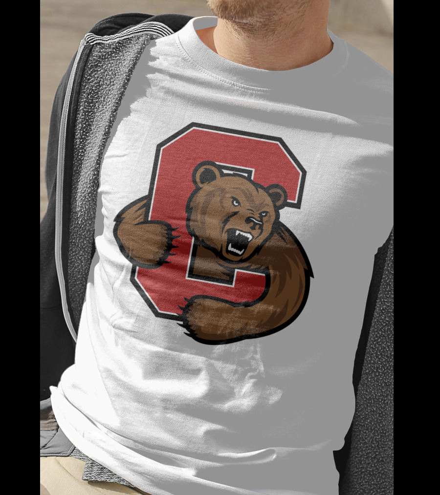 Cornell Big Red Bear Logo C T-Shirt