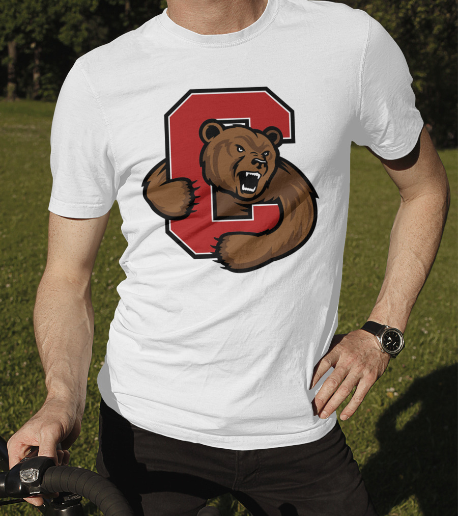 Cornell Big Red Bear Logo C T-Shirt