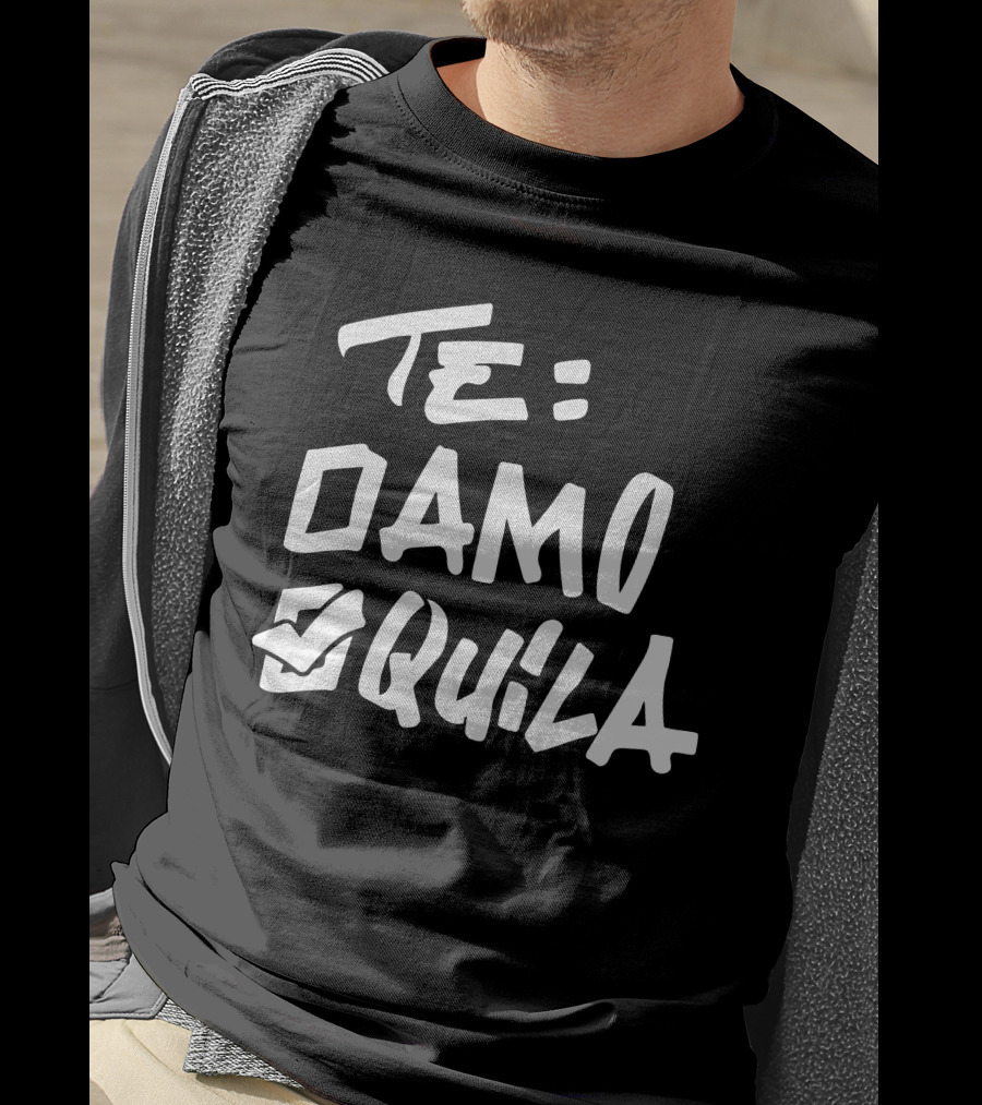Te Amo Tequila Checked Box T-Shirt
