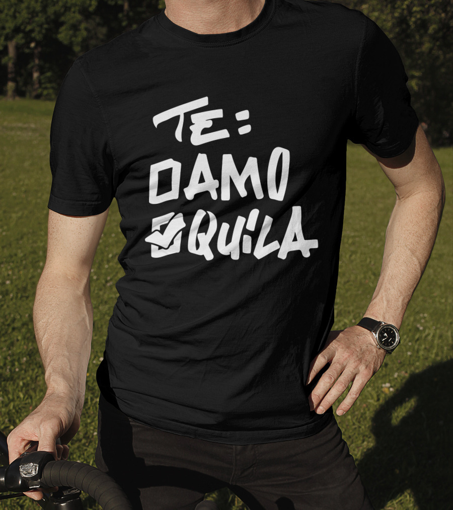 Te Amo Tequila Checked Box T-Shirt