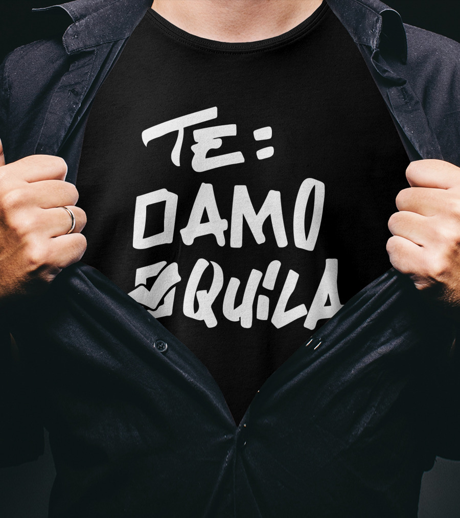 Te Amo Tequila Checked Box T-Shirt