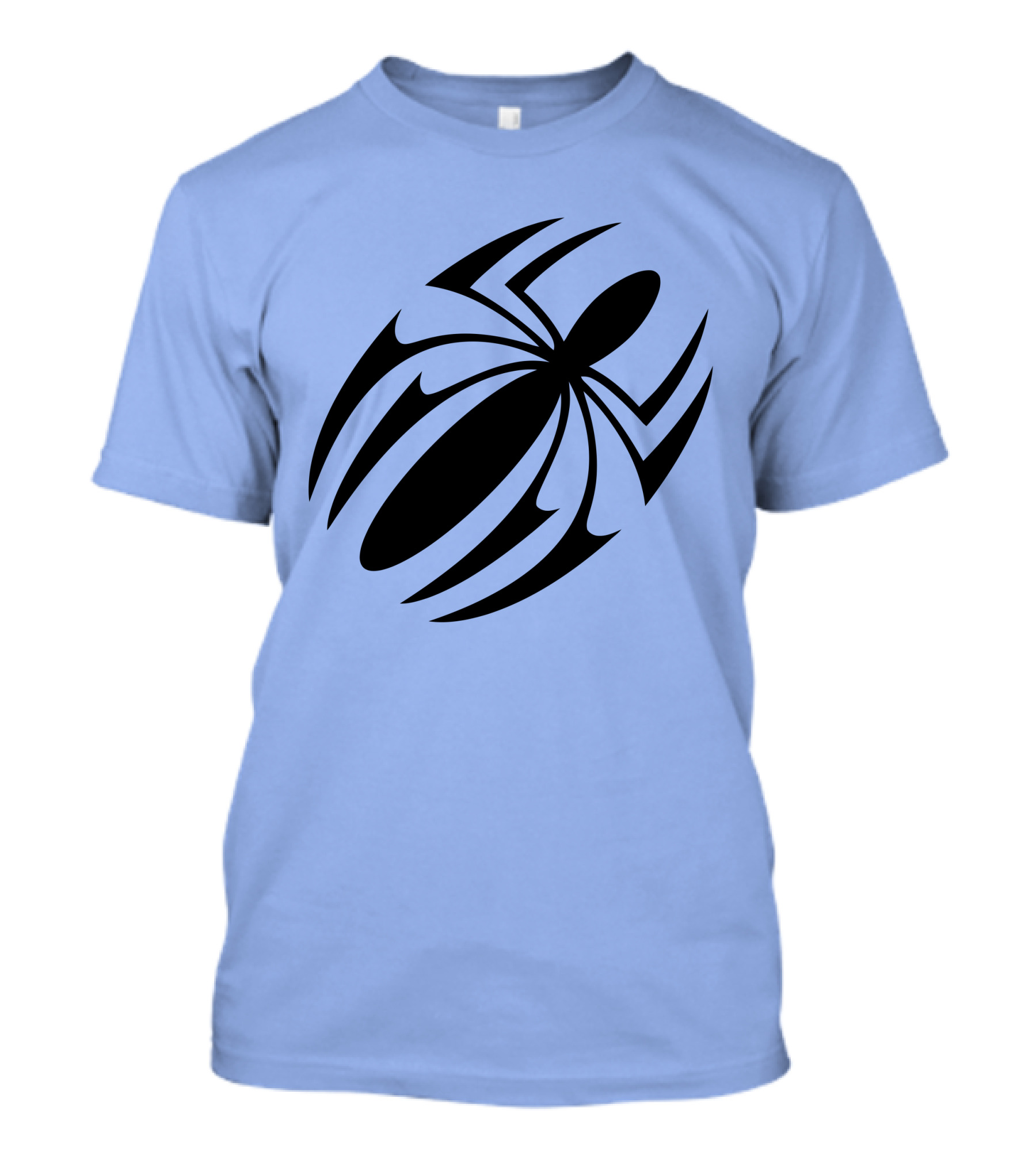 Scarlet Spider Iconic Symbol Blue Background T-Shirt