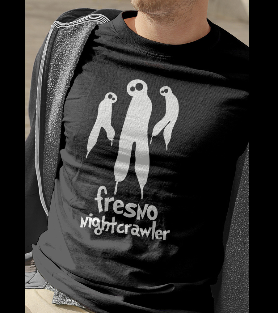 Fresno Nightcrawler Cryptid Silhouette Trio T-Shirt