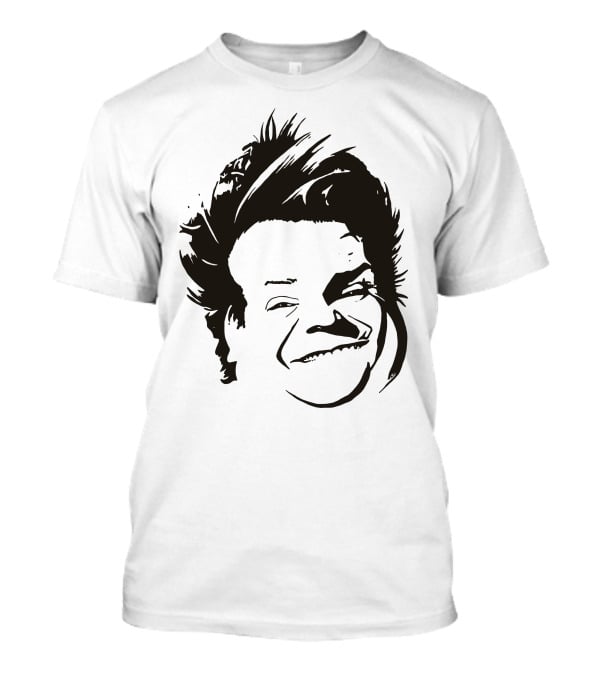 Chris Farley Sketch Face Stencil T-Shirt