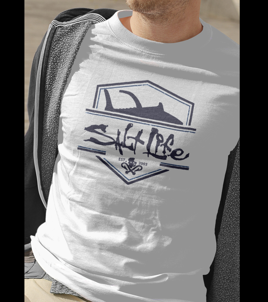 Salt Life Shark Emblem Est. 2003 T-Shirt