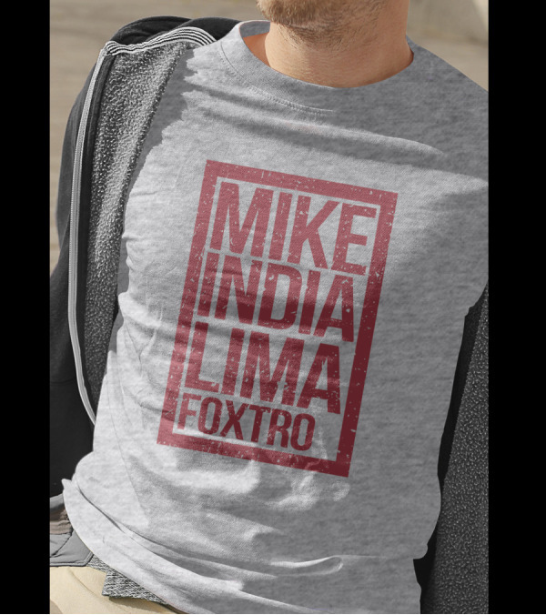 Mike India Lima Foxtrot Phonetic Alphabet 패션 티셔츠 Inspiration T-Shirt