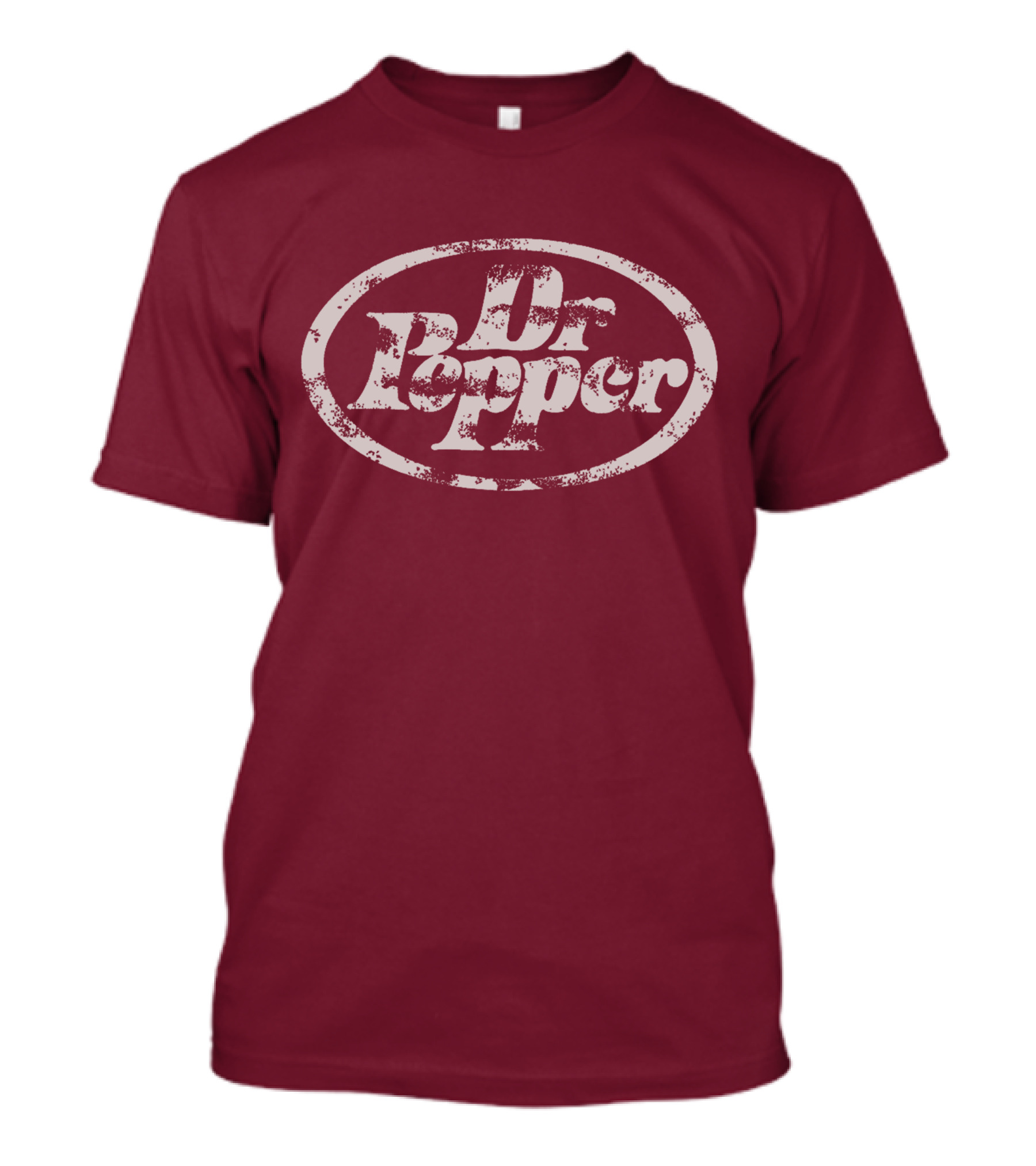 Dr Pepper Distressed Vintage Oval T-Shirt