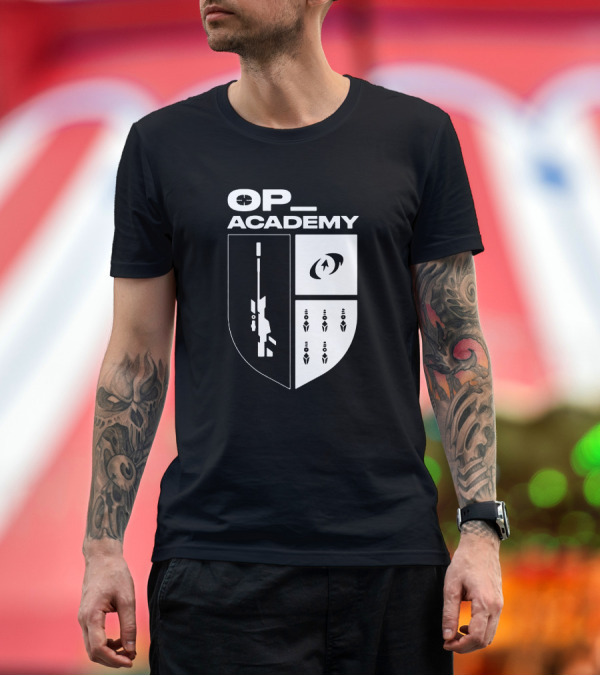 Premium T-Shirt: Cdnthe3rd Merch Op Academy Sniper Shield Tactical Icons T-Shirt Cdnthe3rd Merch Op Academy Sniper Shield Tactical Icons T-Shirt
