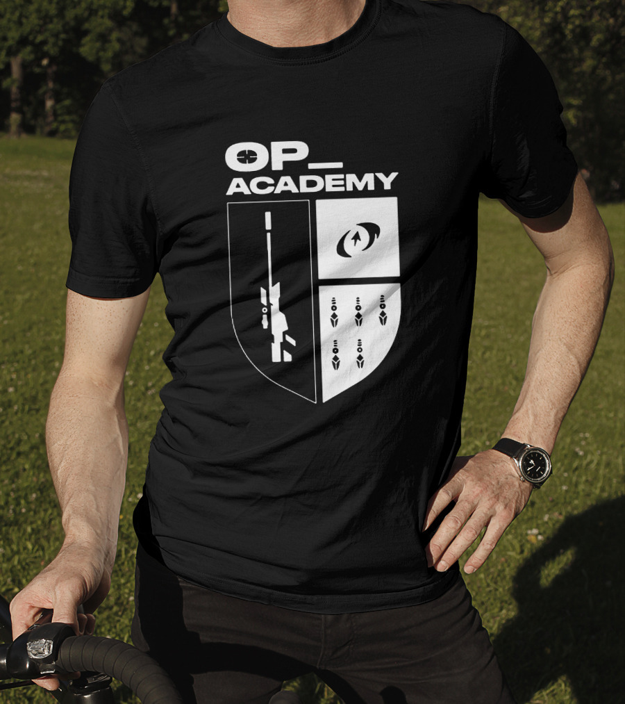 Cdnthe3rd Merch Op Academy Sniper Shield Tactical Icons T-Shirt