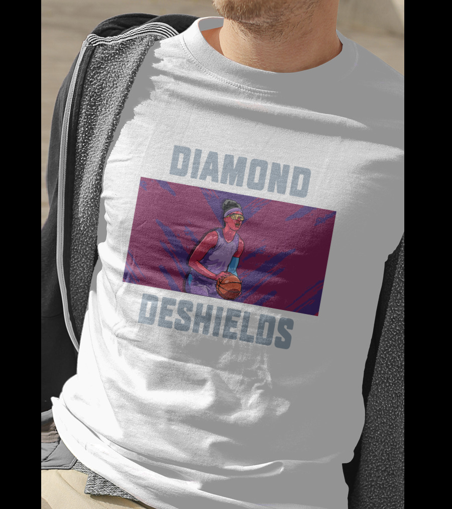 Diamond Deshields Basketball Player T-Shirt