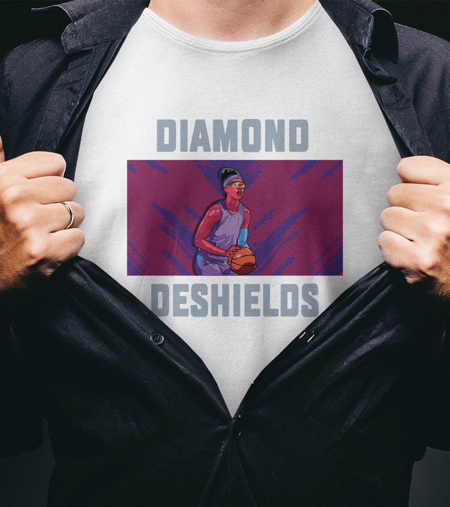 Diamond Deshields Basketball Player T-Shirt