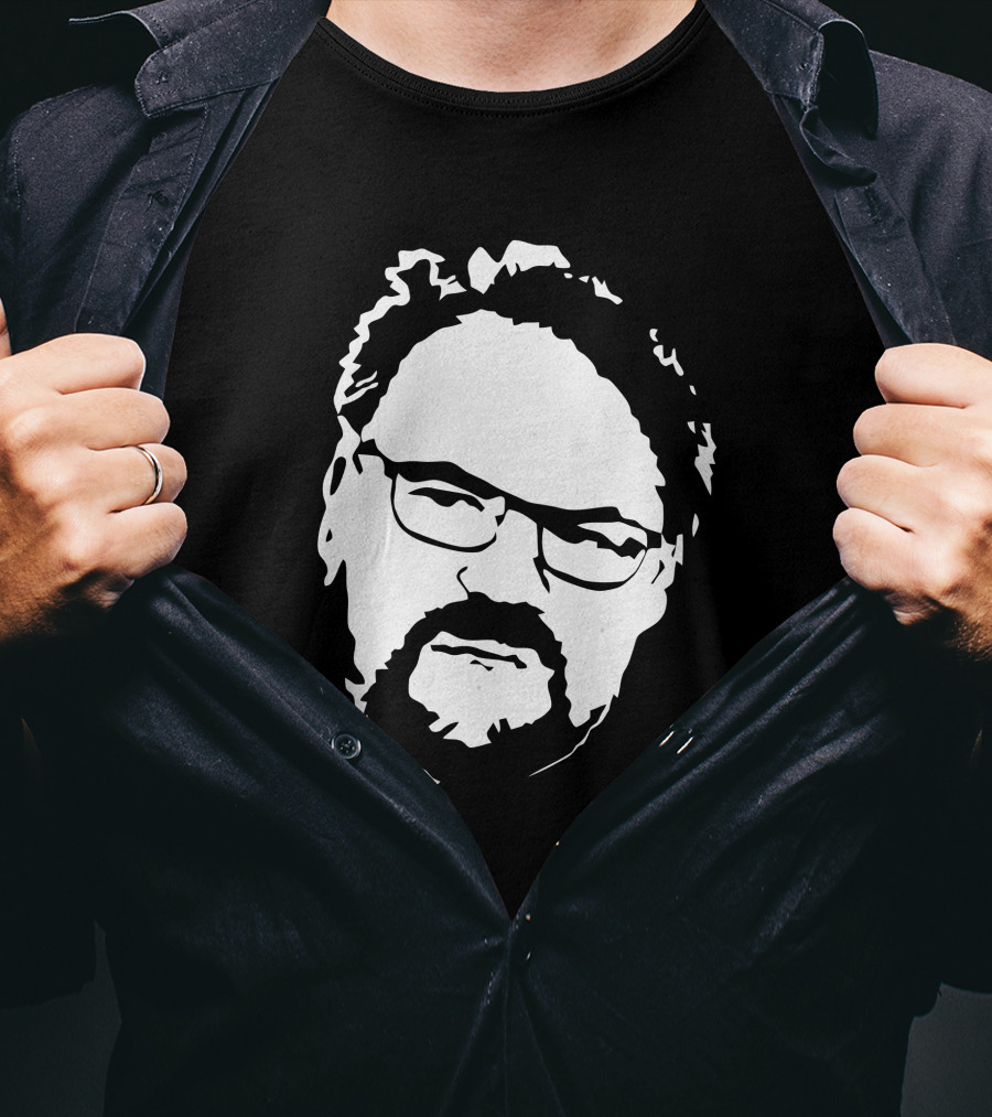 Tony Schiavone Black And White Face WWE AEW Commentator T-Shirt