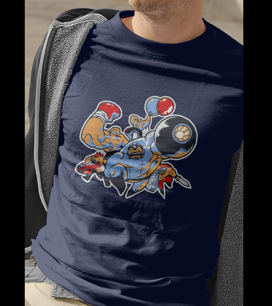 Abobo's Big Adventure Retro Pixel Brawler Compilation T-Shirt